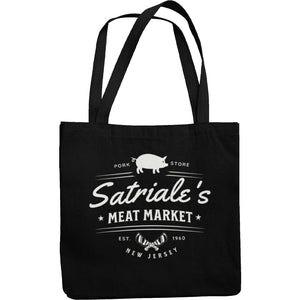 Satriale's Meat Market Canvas Tote Shopping Bag - Getting Shirty