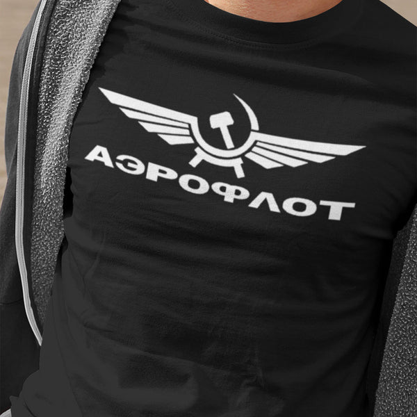 Retro Russian Aeroflot T-Shirt