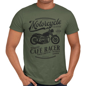 Café Racer Custom Motorcycle T-Shirt - Getting Shirty
