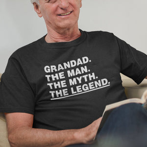 Grandad The Man The Myth The Legend T-Shirt - Getting Shirty