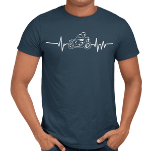 Motorbike Heartbeat T-Shirt - Getting Shirty