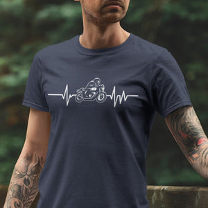 Motorbike Heartbeat T-Shirt - Getting Shirty