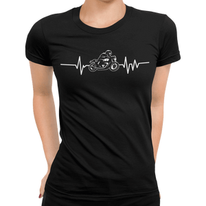 Motorbike Heartbeat T-Shirt - Getting Shirty