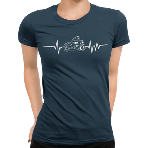 Motorbike Heartbeat T-Shirt - Getting Shirty