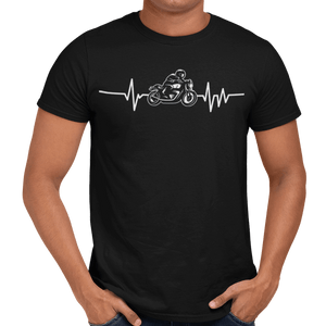 Motorbike Heartbeat T-Shirt - Getting Shirty