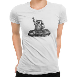 Purrfect Rockstar DJ T-Shirt - Getting Shirty
