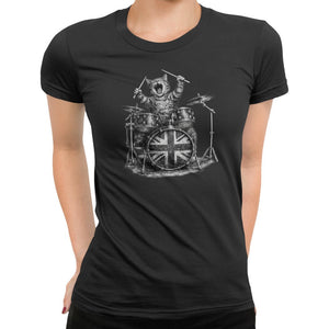 Purrfect Rockstar Drummer T-Shirt - Getting Shirty