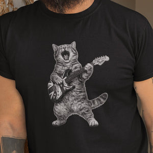 Purrfect Rockstar Guitar T-Shirt - Getting Shirty