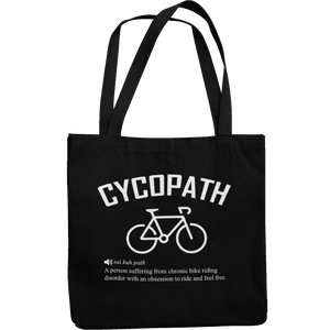 Cycopath Canvas Tote Shopping Bag - Getting Shirty