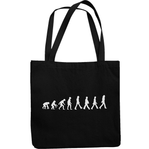 Fab Four Evolution Canvas Tote Shopping Bag - Getting Shirty
