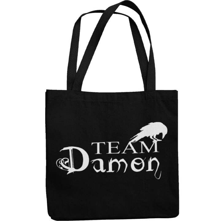 Team Damon Canvas Tote Shopping Bag - Getting Shirty