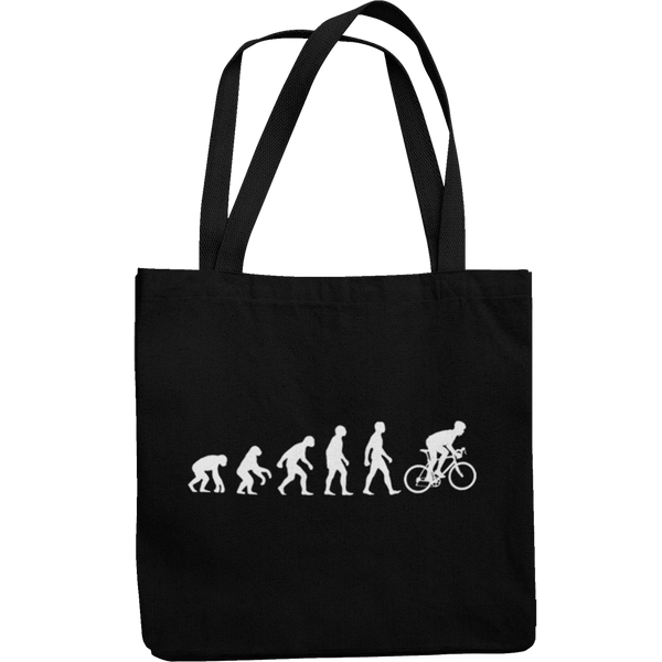 Cycling Evolution Canvas Tote Shopping Bag - Getting Shirty