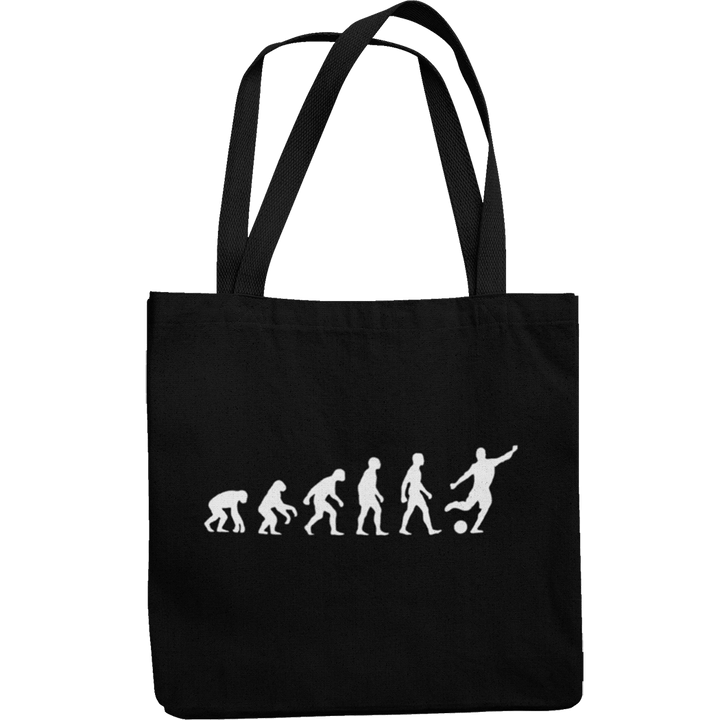 Football Evolution Canvas Tote Shopping Bag - Getting Shirty
