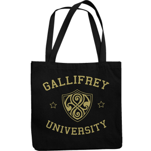 Gallifrey University Canvas Tote Shopping Bag - Getting Shirty
