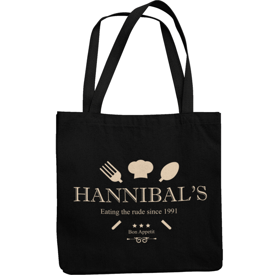 Hannibal's Fine Dining Canvas Tote Shopping Bag - Getting Shirty