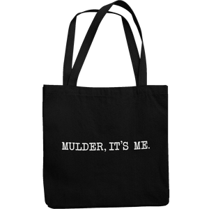 Mulder It's Me Canvas Tote Shopping Bag - Getting Shirty