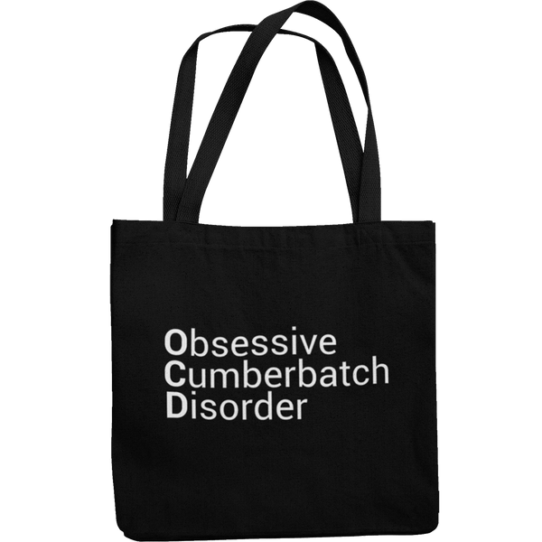 Obsessive Cumberbatch Disorder Canvas Tote Shopping Bag - Getting Shirty