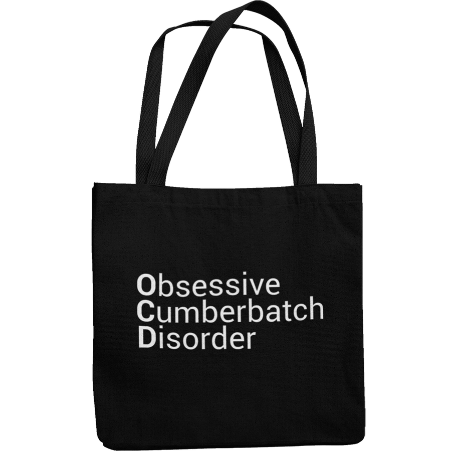 Obsessive Cumberbatch Disorder Canvas Tote Shopping Bag - Getting Shirty