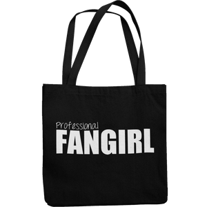 Professional Fangirl Canvas Tote Shopping Bag - Getting Shirty