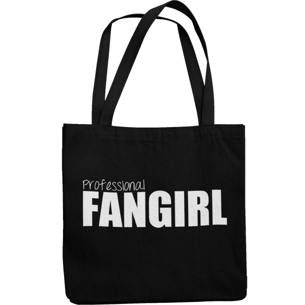 Professional Fangirl Canvas Tote Shopping Bag - Getting Shirty