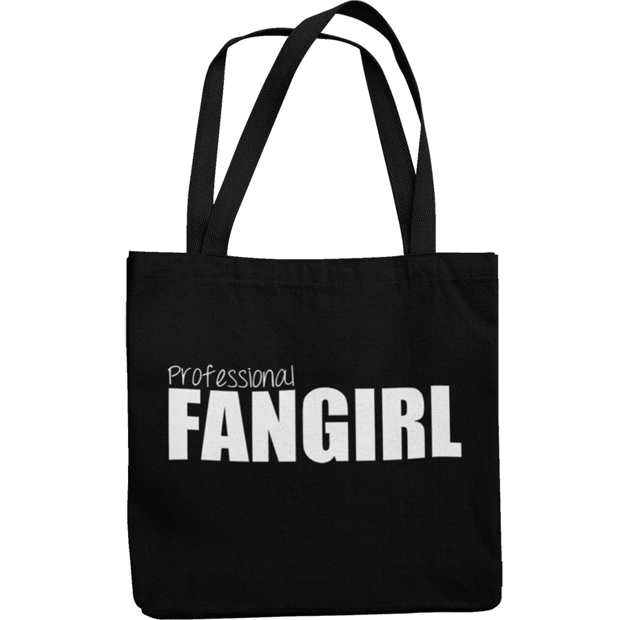 Professional Fangirl Canvas Tote Shopping Bag - Getting Shirty