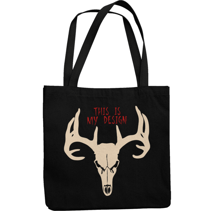 This Is My Design Canvas Tote Shopping Bag - Getting Shirty