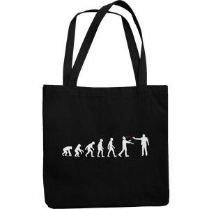 Zombie Killer Evolution Canvas Tote Shopping Bag - Getting Shirty