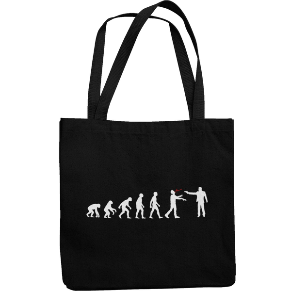 Zombie Killer Evolution Canvas Tote Shopping Bag - Getting Shirty