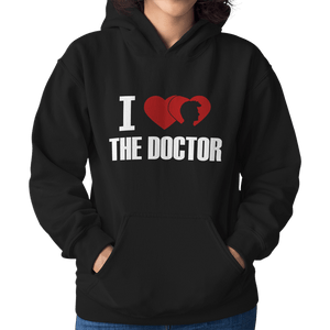 I Love The 10th Doctor Unisex Hoodie - Getting Shirty