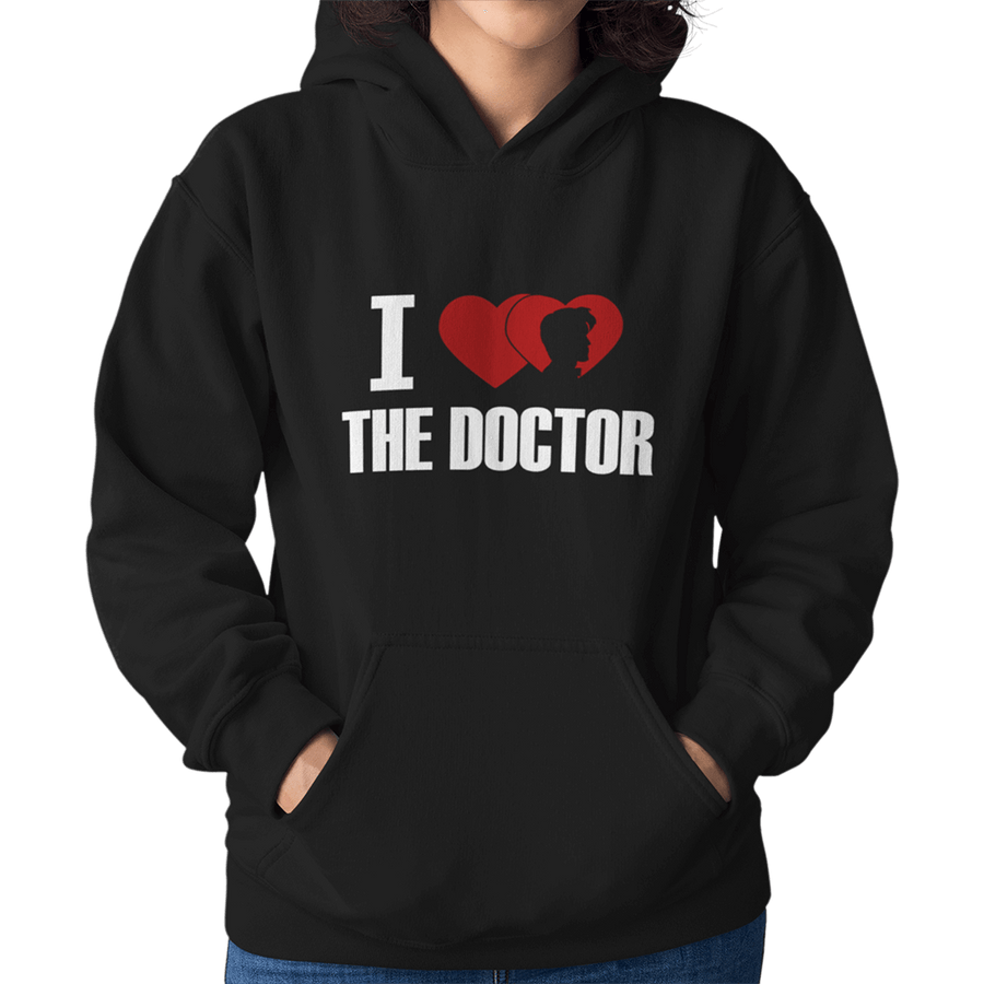 I Love The 11th Doctor Unisex Hoodie - Getting Shirty