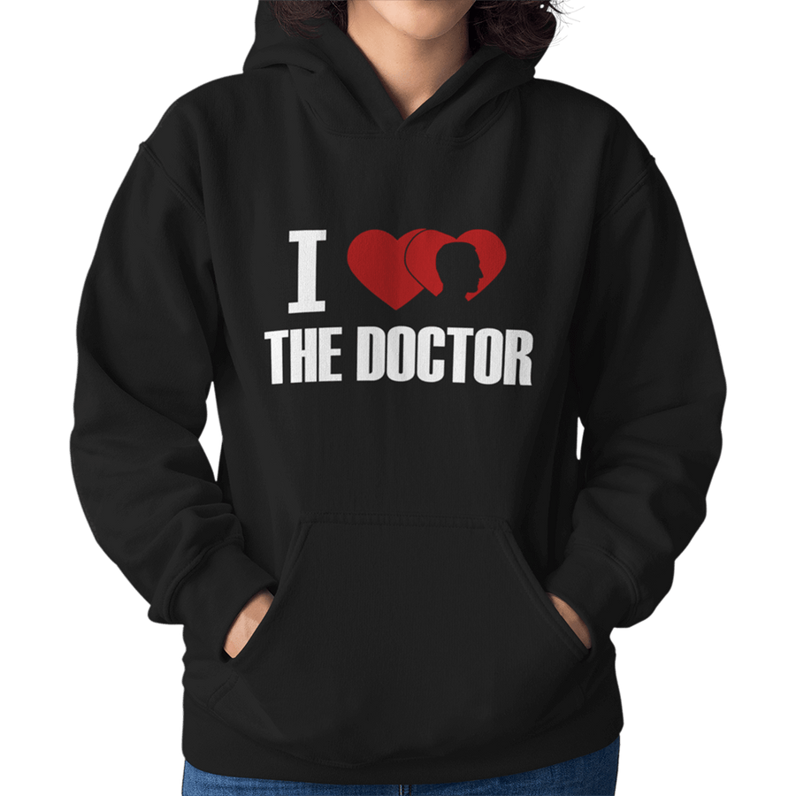 I Love The 9th Doctor Unisex Hoodie - Getting Shirty