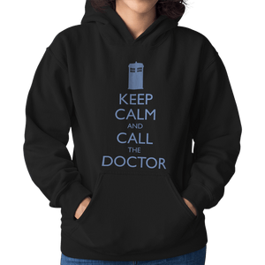 Keep Calm And Call The Doctor Unisex Hoodie - Getting Shirty