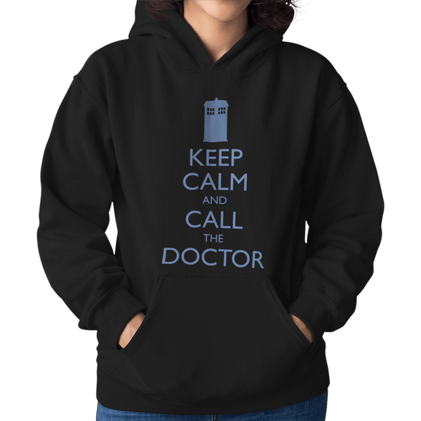 Keep Calm And Call The Doctor Unisex Hoodie - Getting Shirty