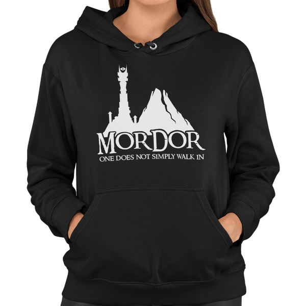 Mordor - One Does Not Simply Walk In Unisex Hoodie - Getting Shirty