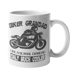 Biker Grandad Mug - Getting Shirty