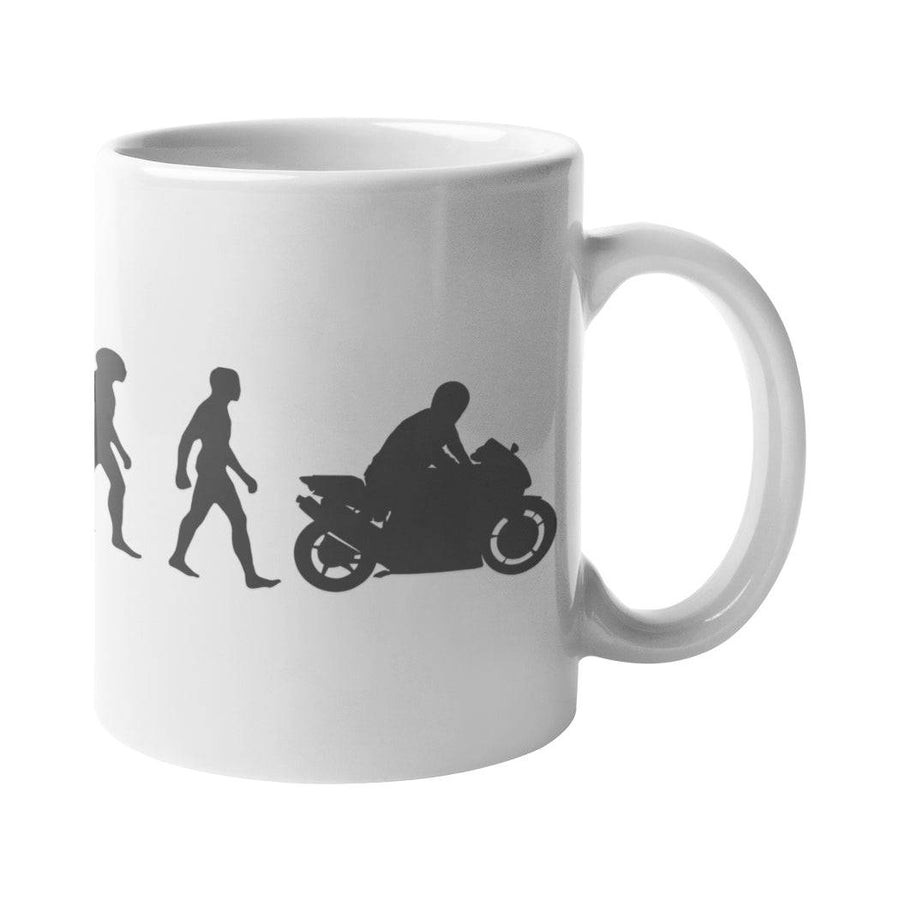 Motorbike Evolution Mug - Getting Shirty