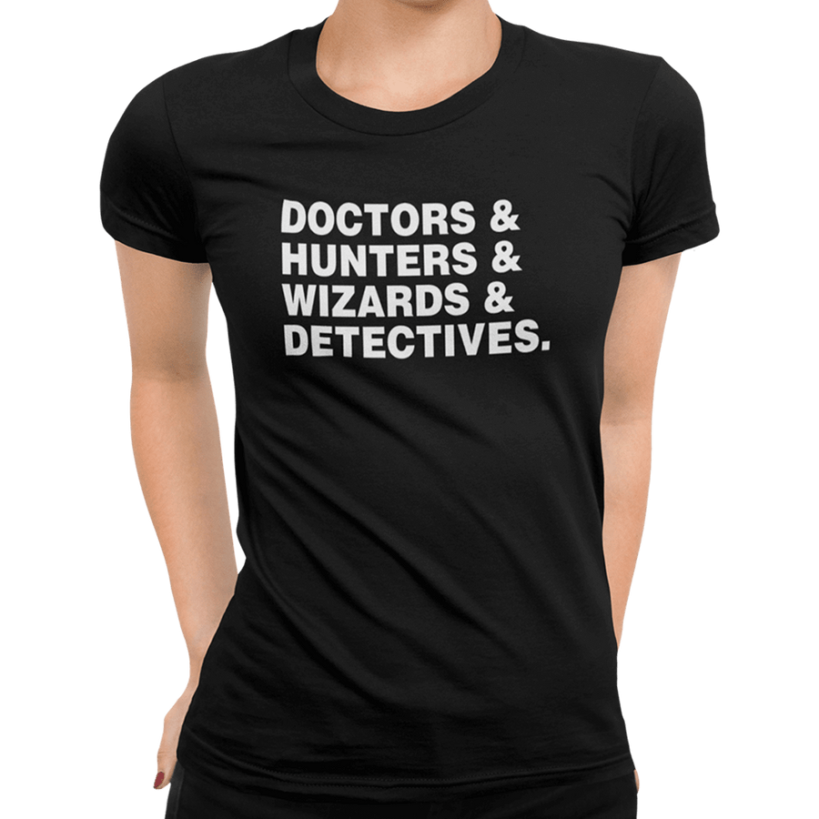 Doctors Hunters Wizards And Detectives - Getting Shirty