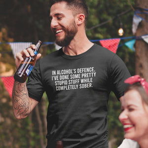 In Alcohol's Defence T-Shirt - Getting Shirty