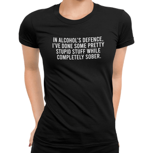 In Alcohol's Defence T-Shirt - Getting Shirty