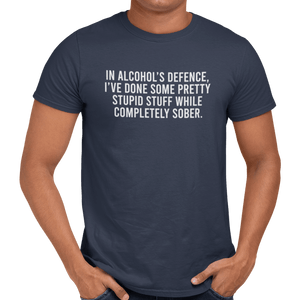 In Alcohol's Defence T-Shirt - Getting Shirty