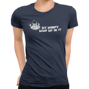 My Monkey Made Me Do It T-Shirt - Getting Shirty