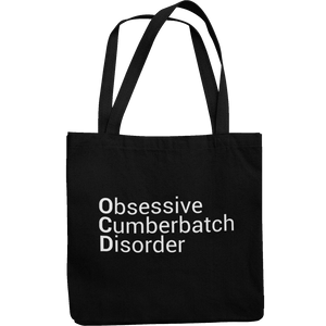 Obsessive Cumberbatch Disorder Canvas Tote Shopping Bag - Getting Shirty