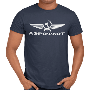 Retro Russian Aeroflot T-Shirt - Getting Shirty