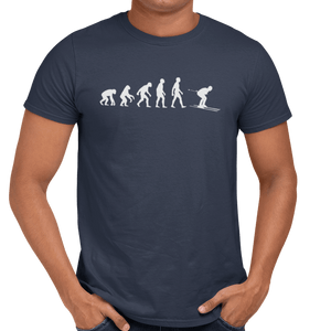 Skiing Evolution T-Shirt - Getting Shirty
