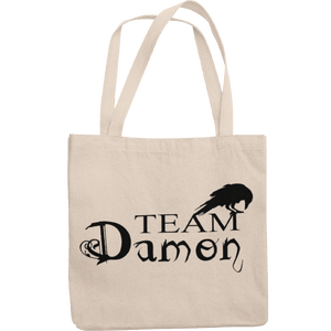 Team Damon Canvas Tote Shopping Bag - Getting Shirty