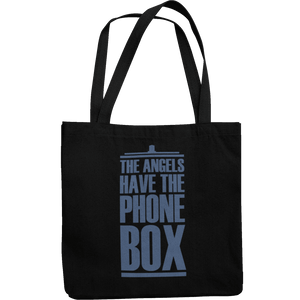 The Angels Have The Phone Box Canvas Tote Shopping Bag - Getting Shirty