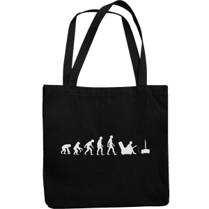 Video Gamer Evolution Canvas Tote Shopping Bag - Getting Shirty